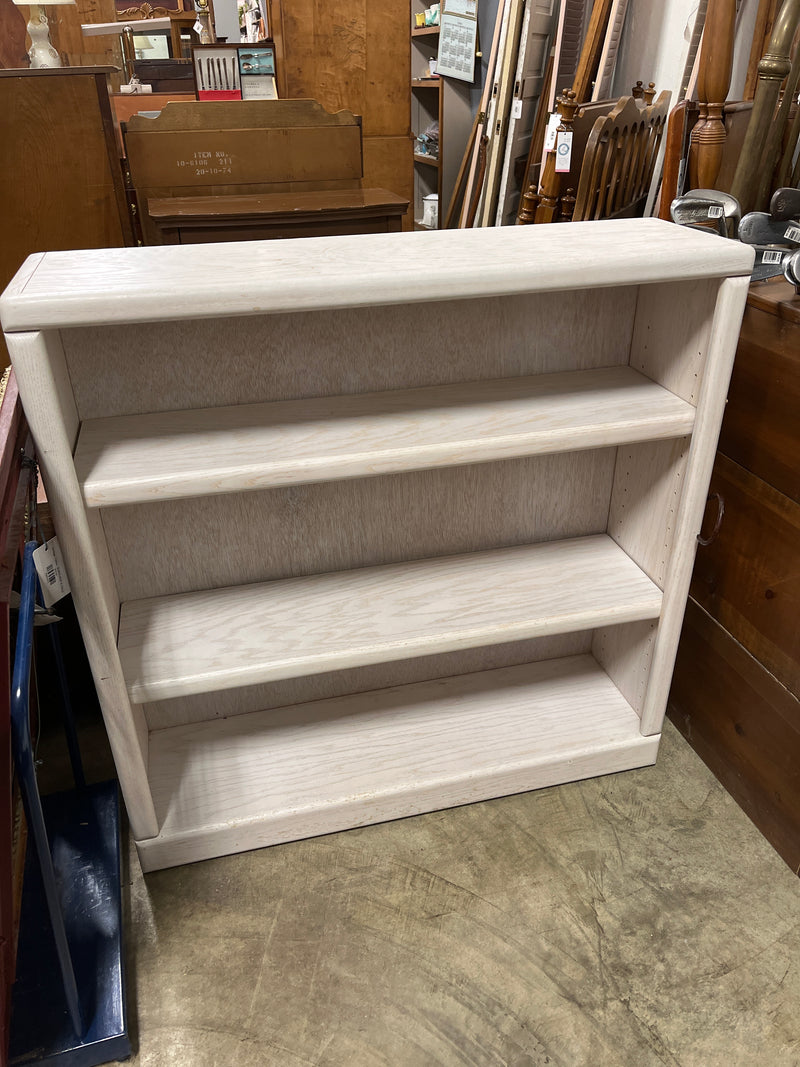 Washed Wooden Bookcase