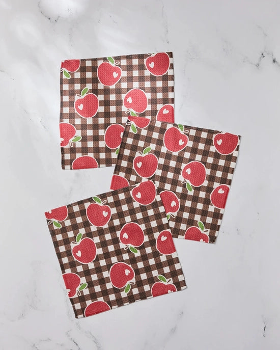 Geometry Dishcloth Set - Apple Picking Afternoon