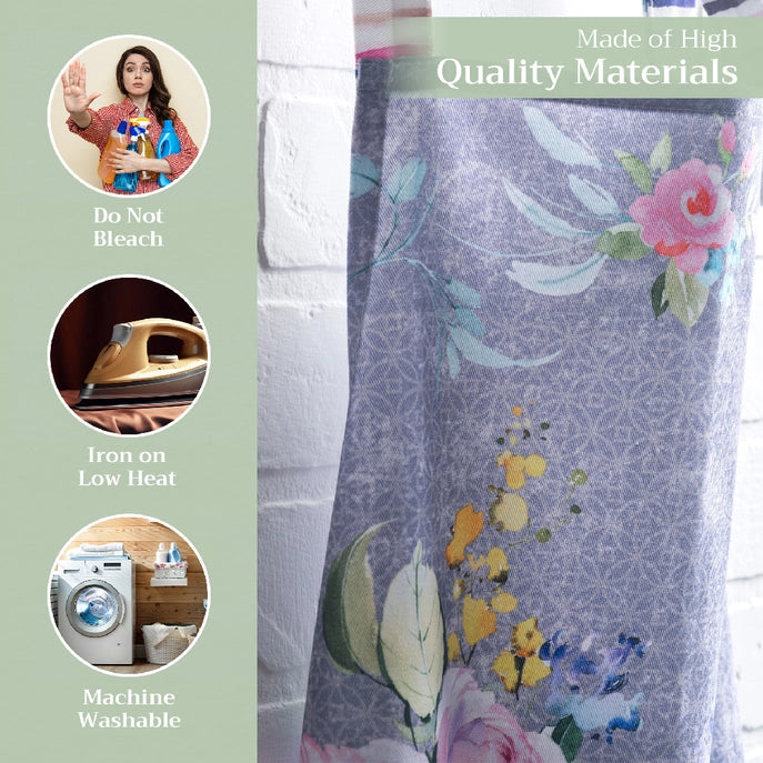 Cotton Apron - Sweet Rose Lavender Lush