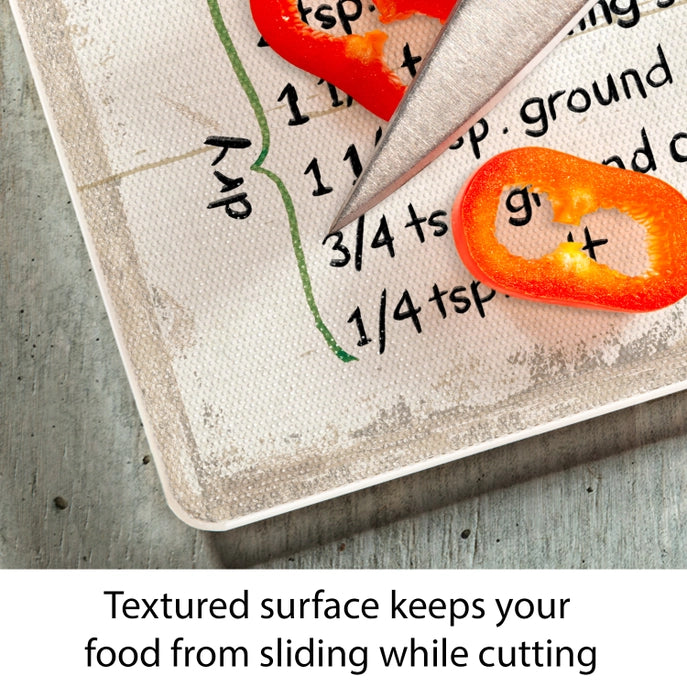 Christmas Treats 15x12 Tempered Glass Cutting Board