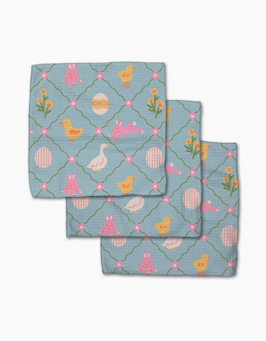 Geometry Dishcloth Set - Easer Critters