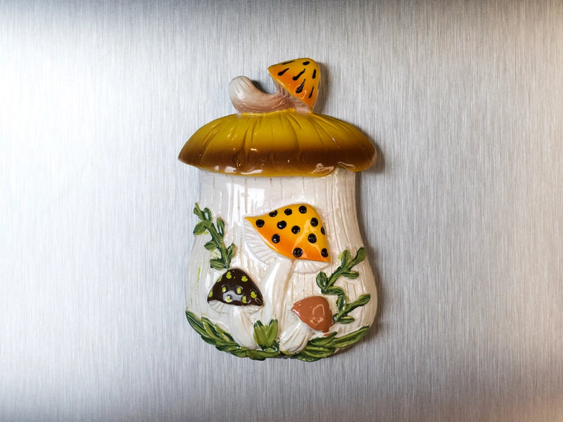 Merry Mushroom Fridge Magnet