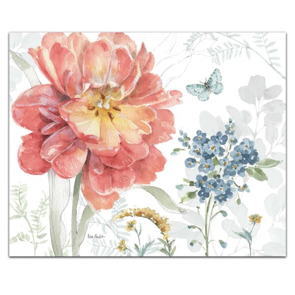Spring Meadow 10x8 Tempered Glass Cutting Board