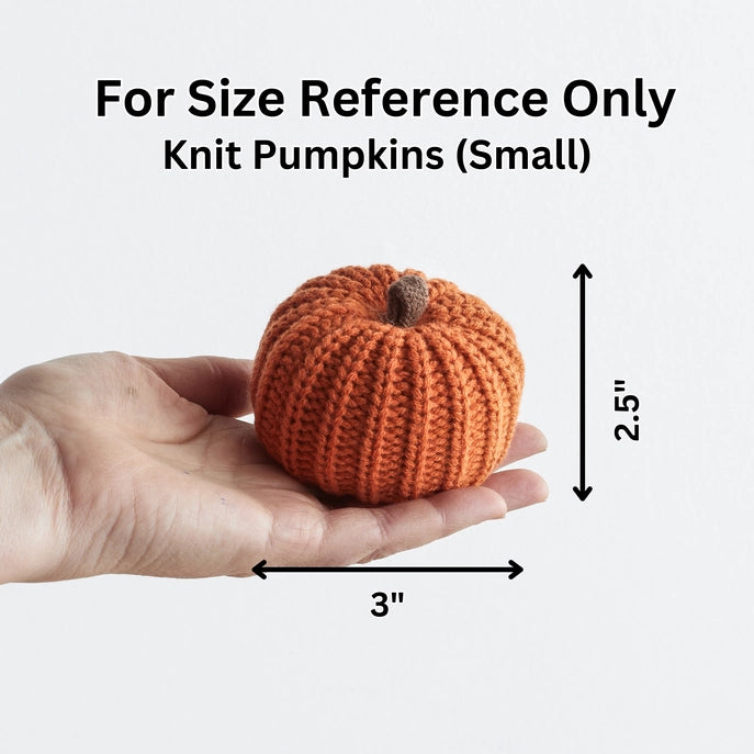 Small Knit Pumpkin
