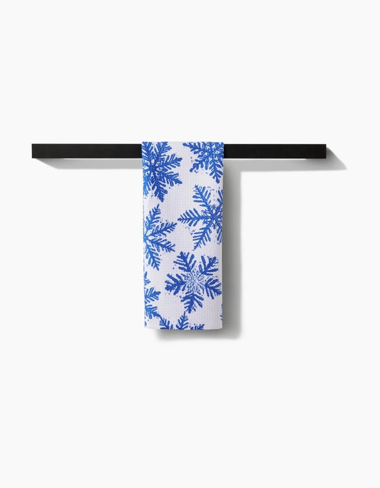 Geometry Tea Towel - Snowy Days Blue