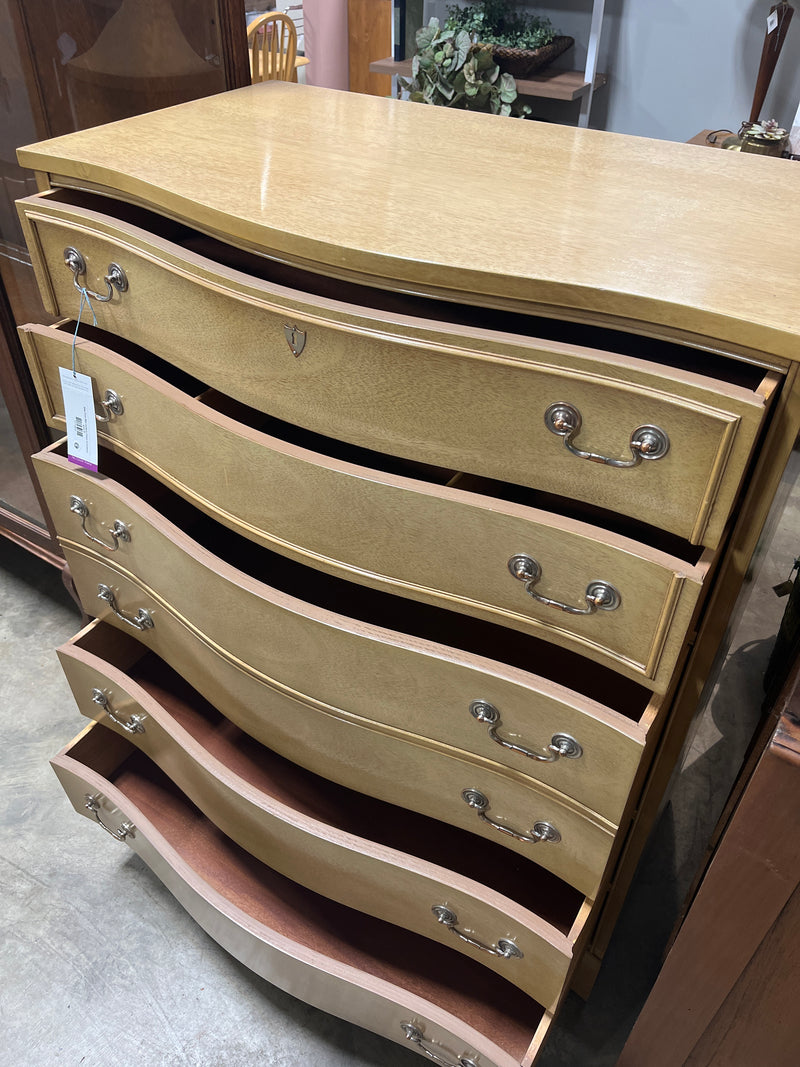 Bow Front Mid Century Chest of Drawers