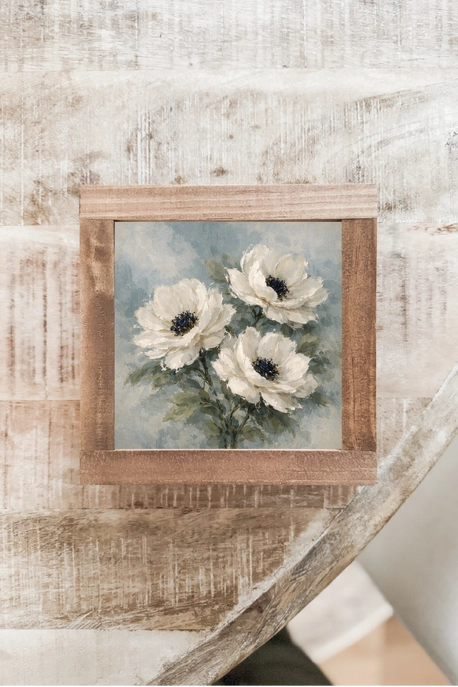 Blue Anemone Framed Wall Art
