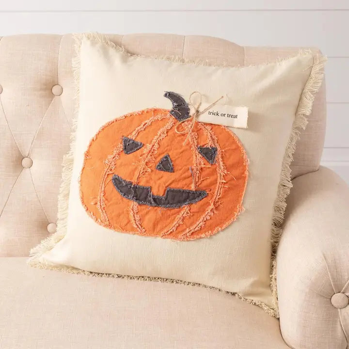 Raggedy Pumpkin Pillow