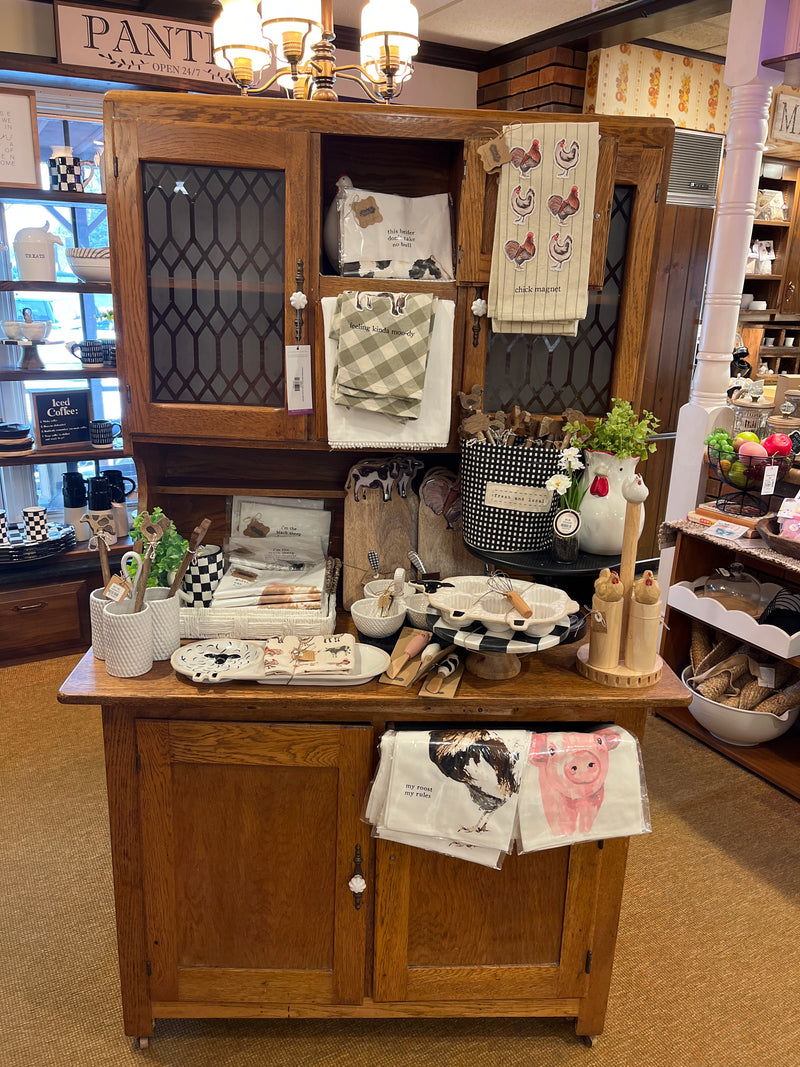 Hoosier/Sellers Style Kitchen Cabinet GLASS WINDOWS