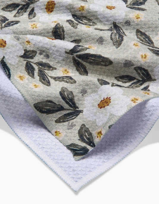 Geometry Tea Towel - Painted Spring Flowers