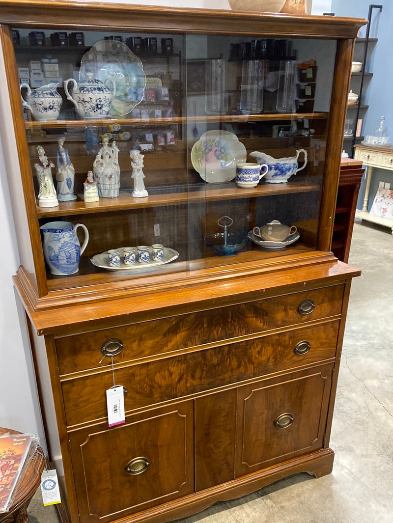 Glass Door Hutch China Cabinet