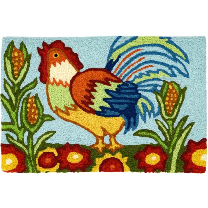 Country Rooster Jellybean® Rug 20" X 30" - Kitchen