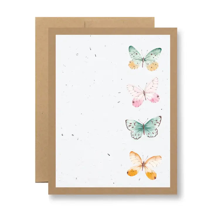 Plantable Card- Watercolor Butterfly