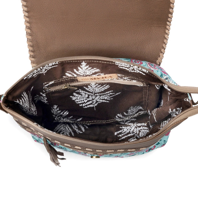 Myra Bag® Lagoon Lily Upcycled Canvas Bag