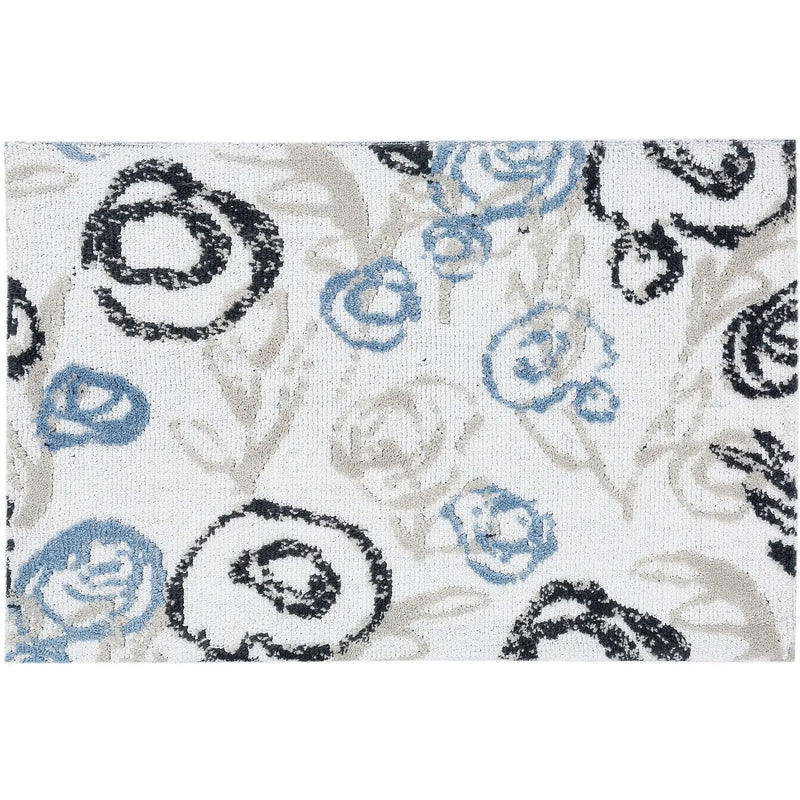 Blue Casual Nature Simple Spaces Rug
