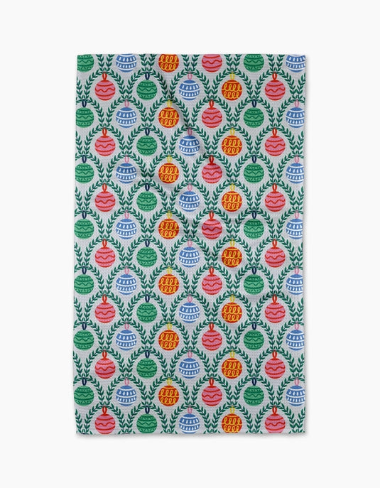 Geometry Tea Towel - Christmas Ornaments