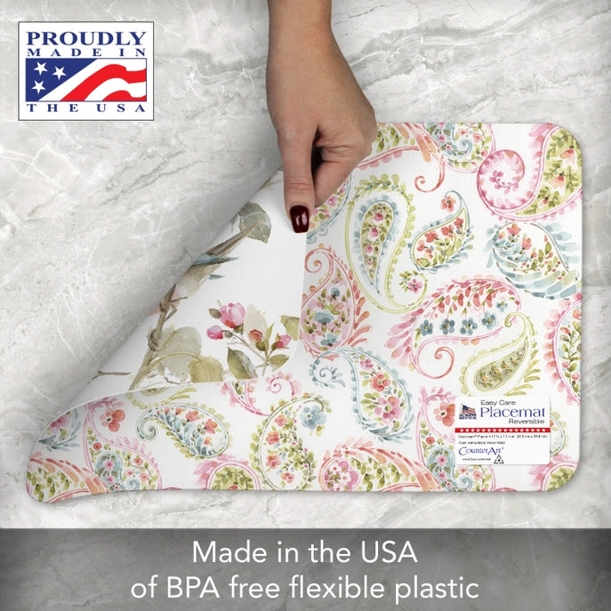 Beautiful Romance Reversible Plastic Placemat