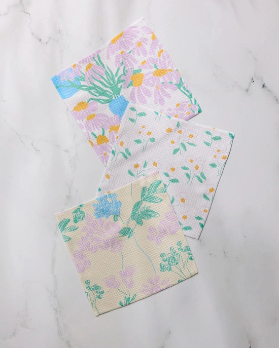 Geometry Dishcloth Set - Florals For Mom