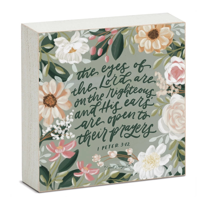 Lovely Scriptures Wood Block Sign
