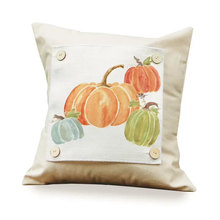 "I Love Fall" Pumpkins Pillow Swap