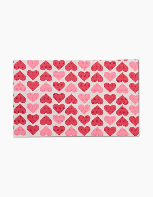 Geometry Not Paper Towel - Blushing Hearts