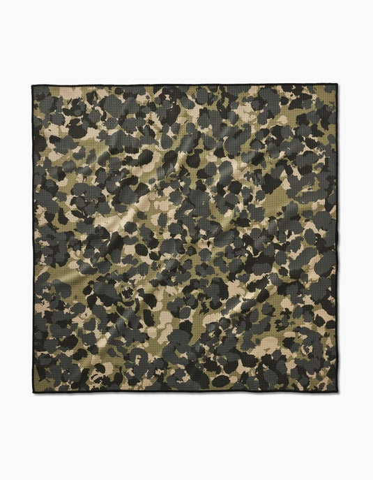Geometry Dog Towel - Camo