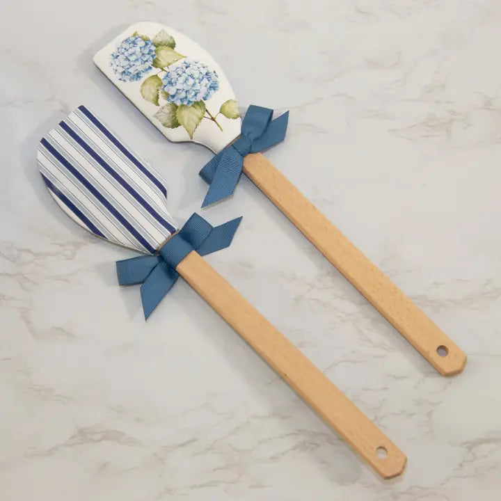 Blue Hydrangea Spatulas