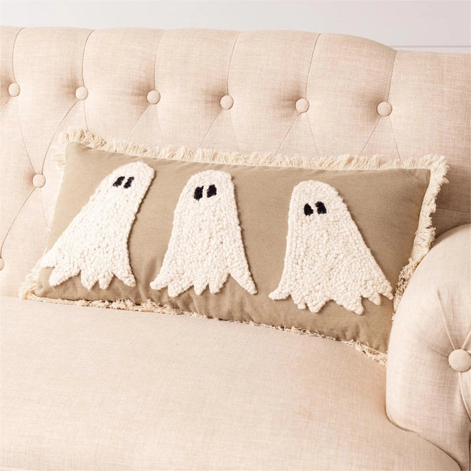 Hooked Ghosts Lumbar Pillow