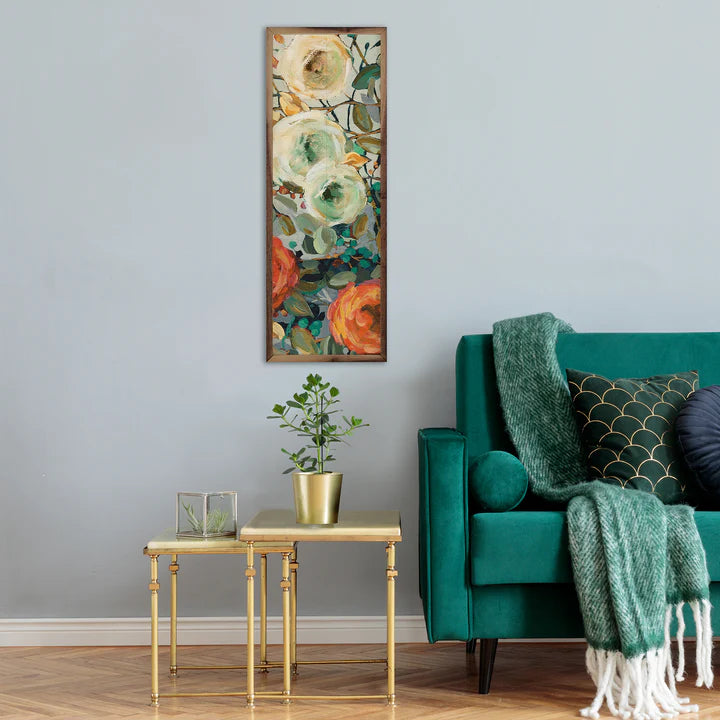 12X36 Floral Warmth II By Carol Robinson Wall Art