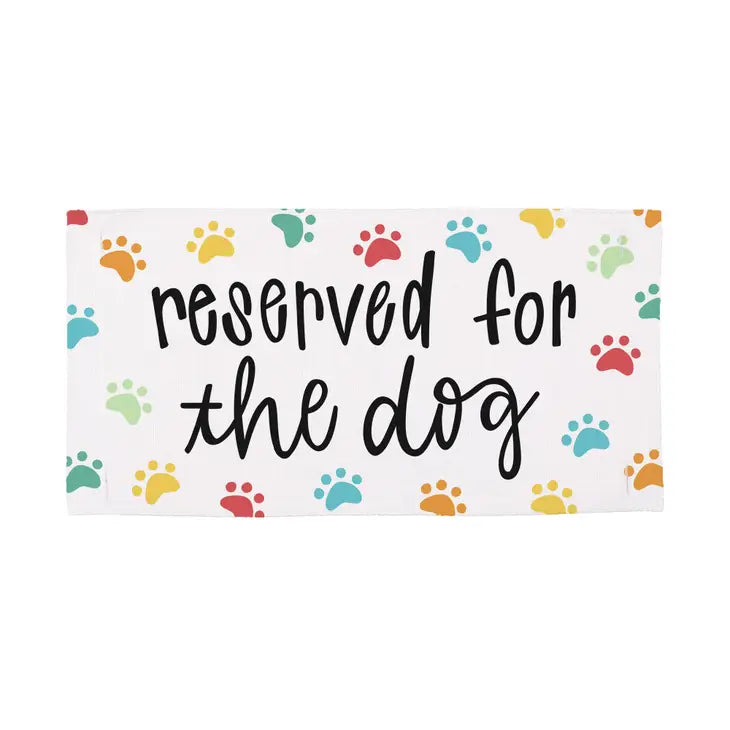 "Reserved for the Dog" Lumbar Pillow Swap