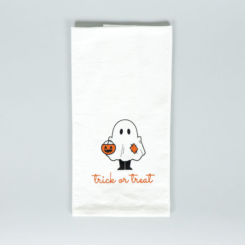 Tea Towels s/2 (TRICK OR TREAT/PLAID)