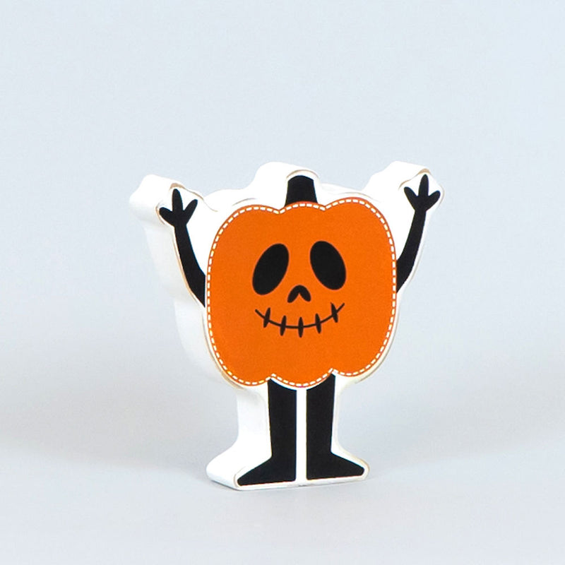 Pumpkin Man Wood Cutout