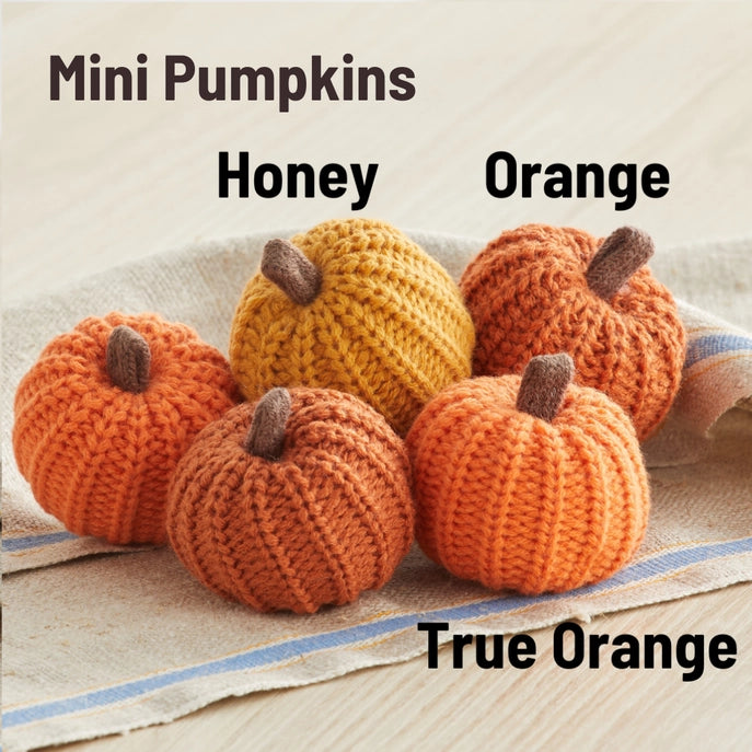 Mini Knit Pumpkin