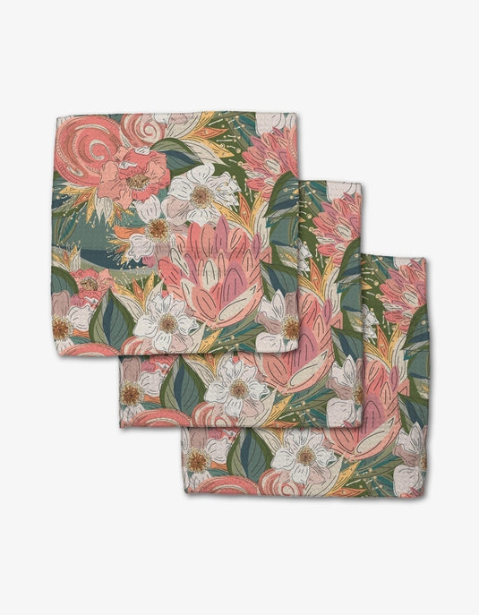 Geometry Dishcloth Set - Flower Explosion