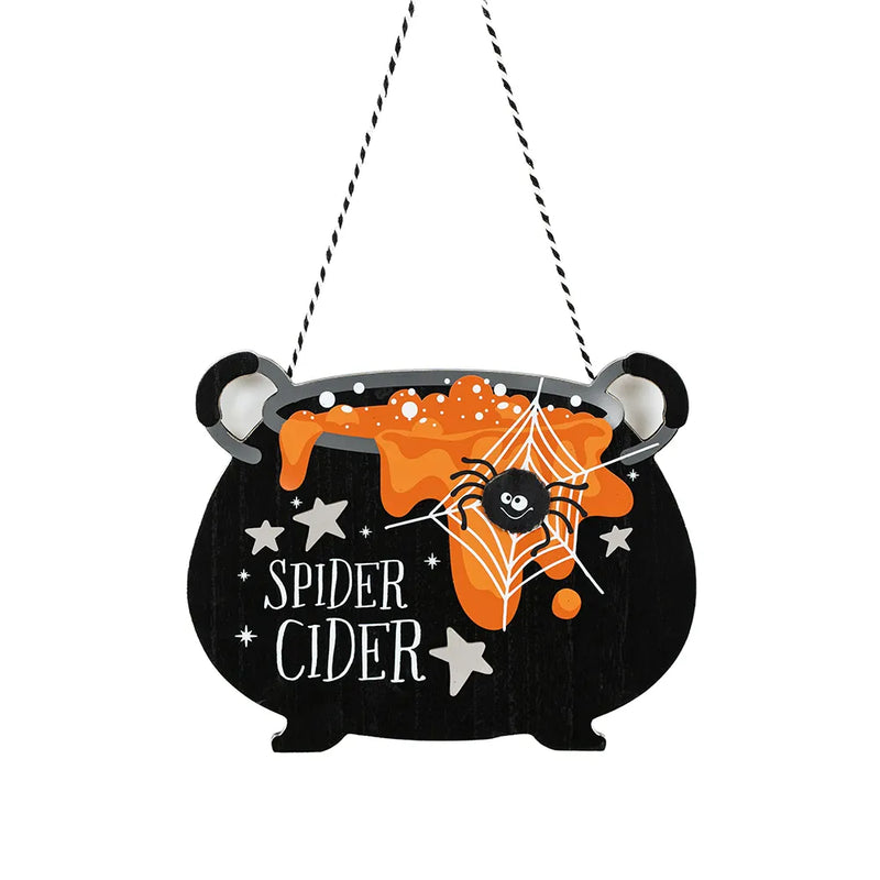 Cauldron Wood Ornament