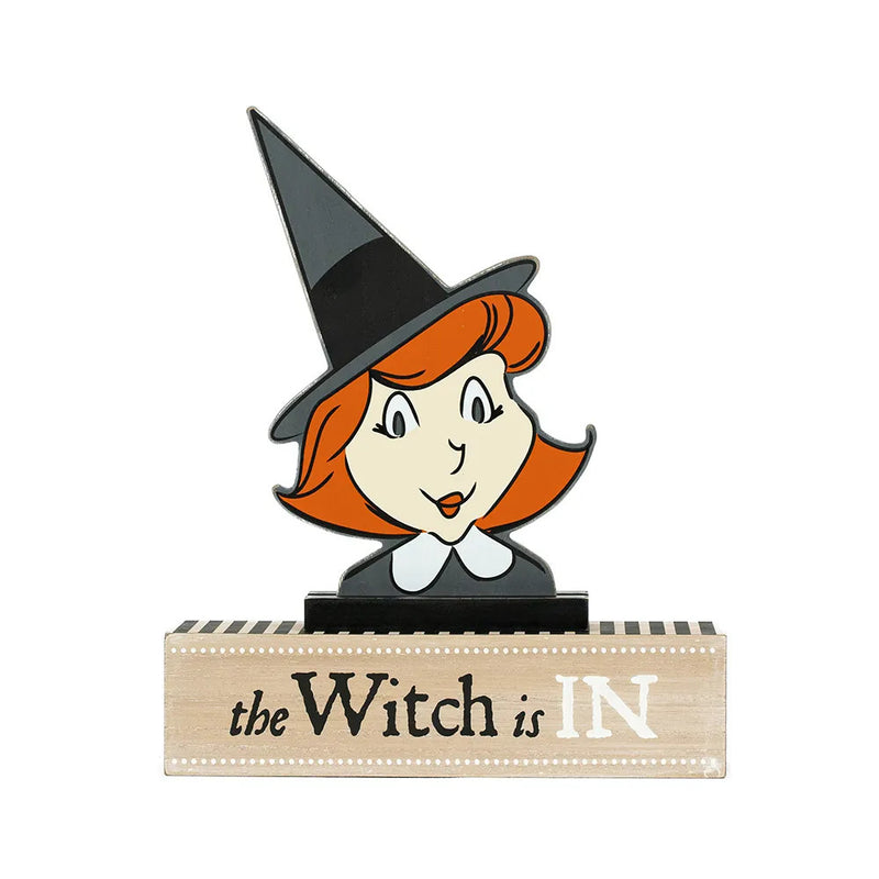 Witch Reversible Wood Cutout Sitter
