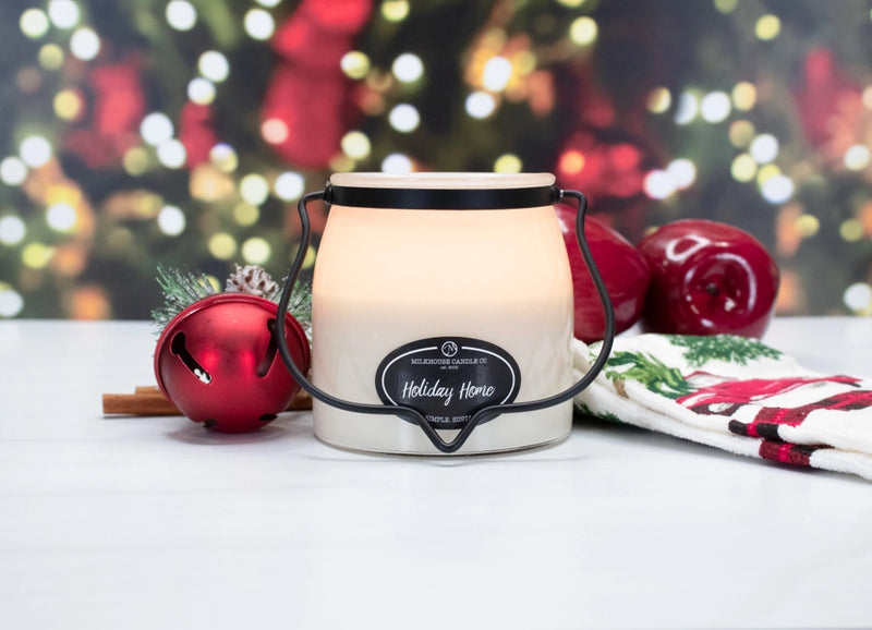 Milkhouse Butter Jar Candle - Holiday Home
