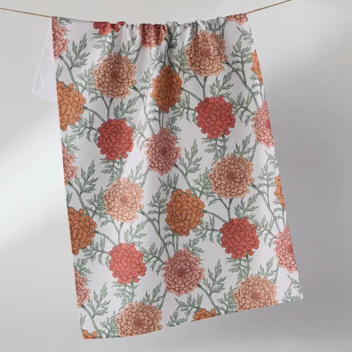 Geometry Tea Towel - Marigold Manner