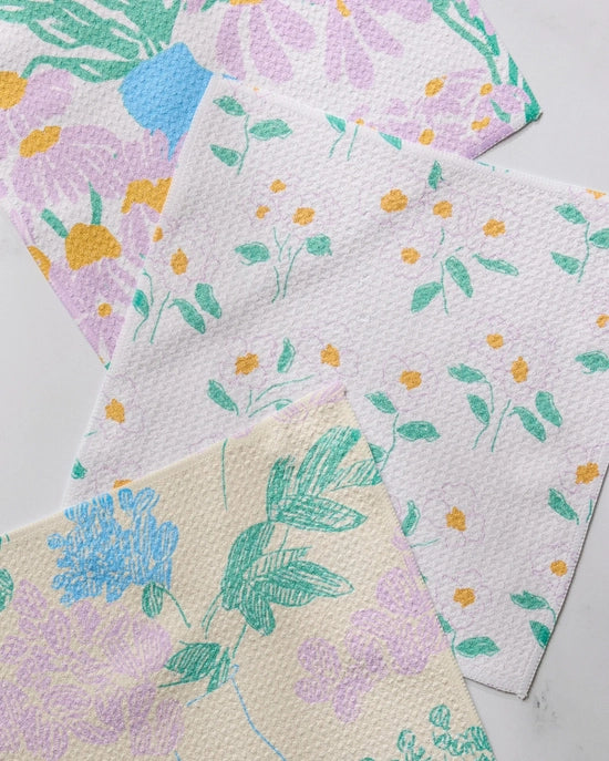 Geometry Dishcloth Set - Florals For Mom
