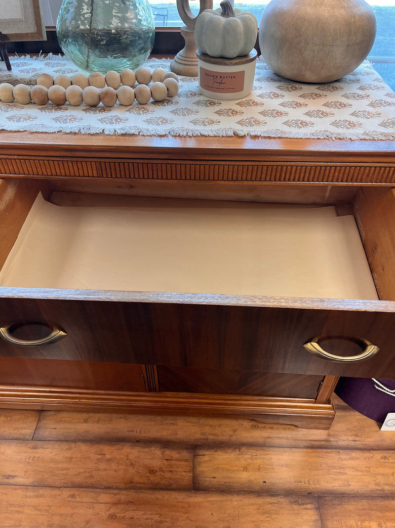 Vintage Waterfall Walnut Buffet