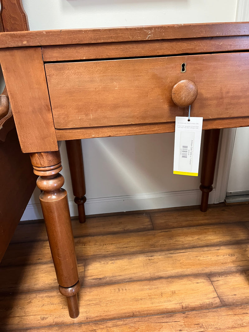 Antique Side Table w 1 drawer