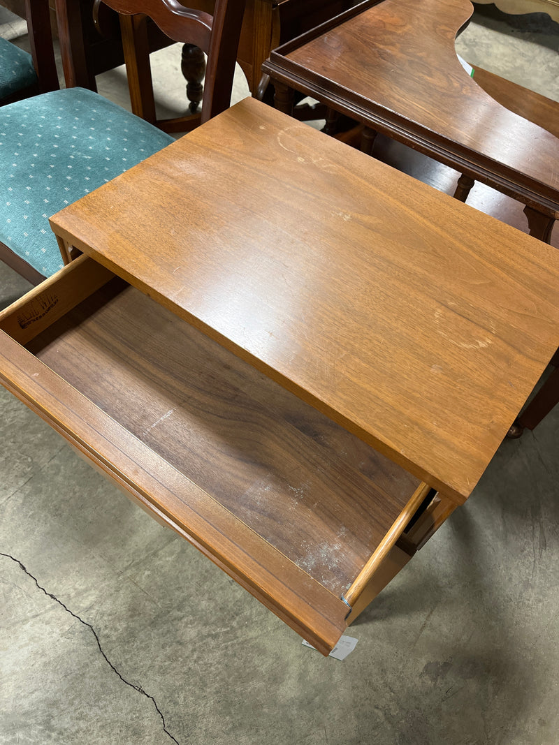 MCM Walnut Nightstand
