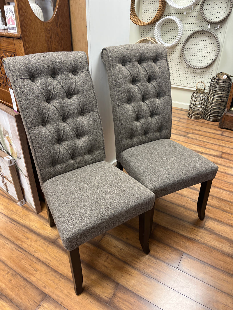 SET OF 2 Tufted Dining Chairs