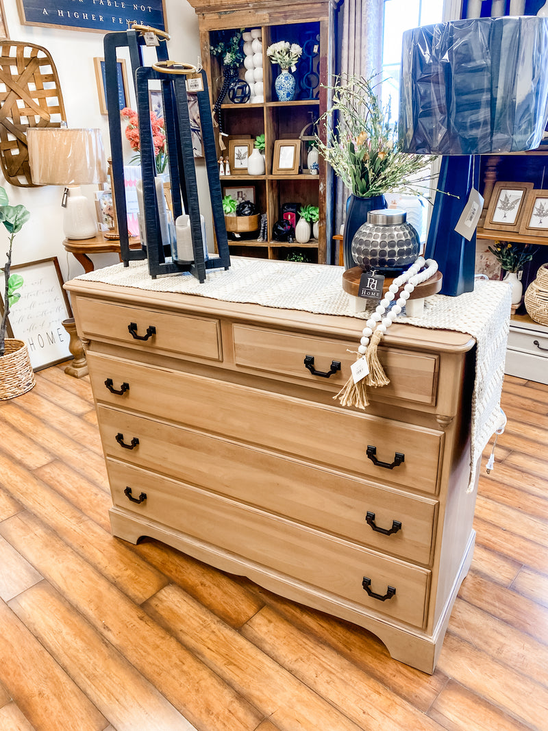 RESTYLED Solid Cherry Chest of Drawers