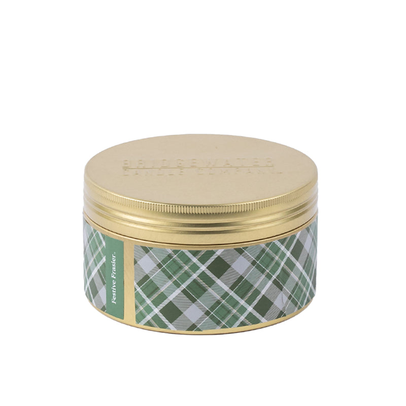 Holiday 3 Wick Tin Candle - Festive Frasier