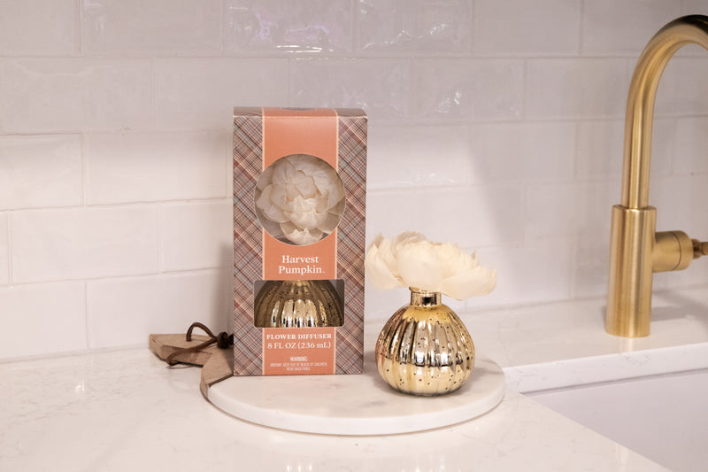 FLOWER DIFFUSER- HARVEST PUMPKIN