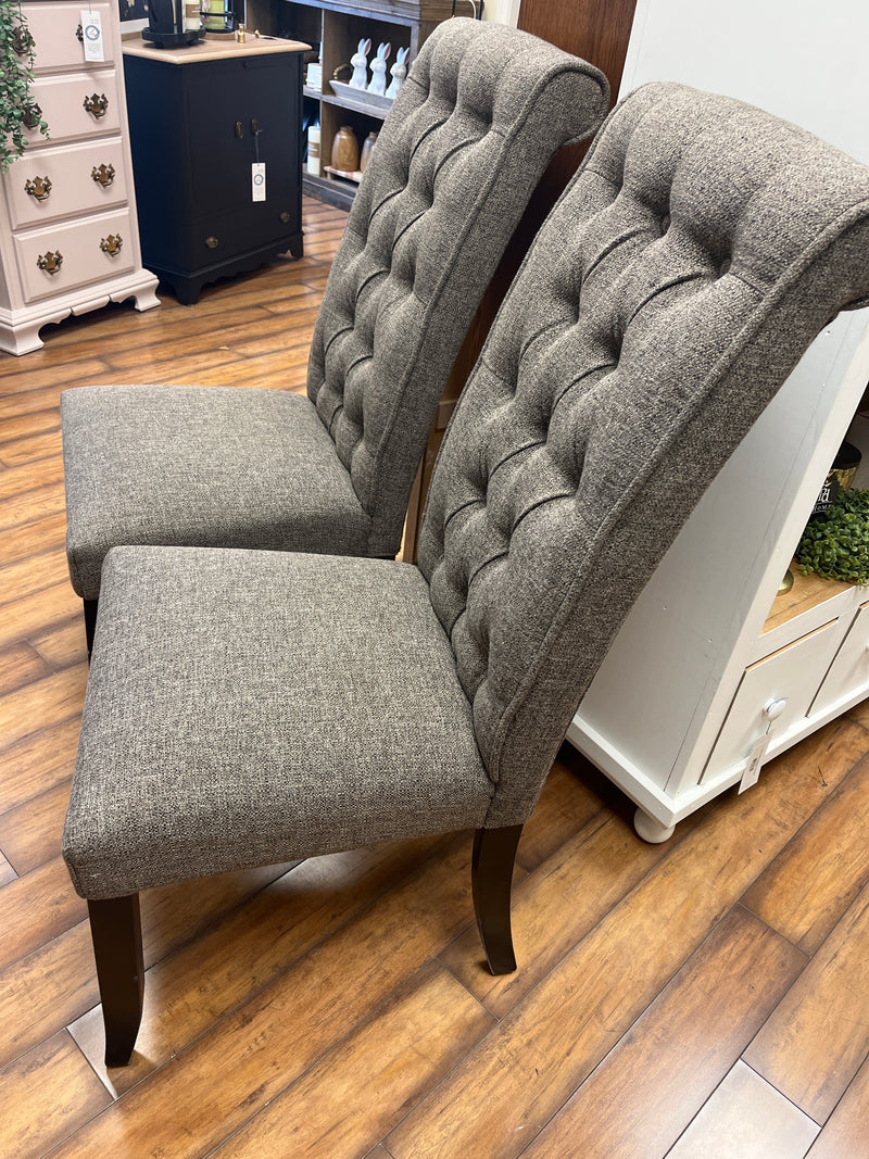 SET OF 2 Tufted Dining Chairs