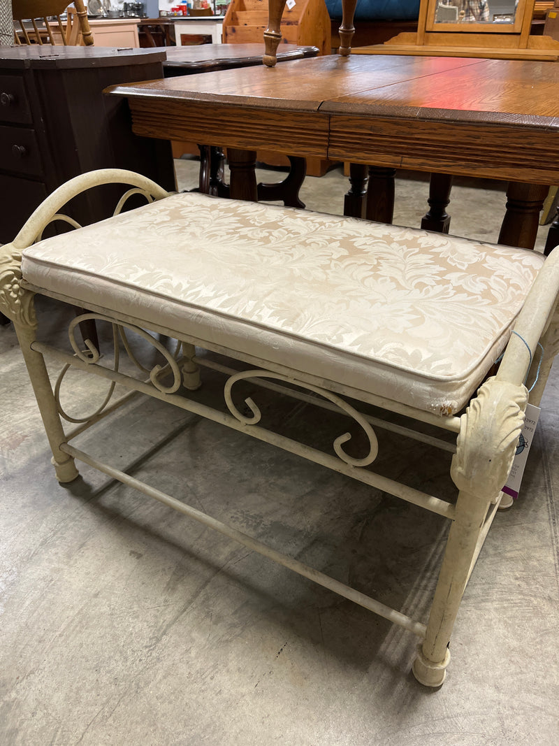 Wrought Iron Bench