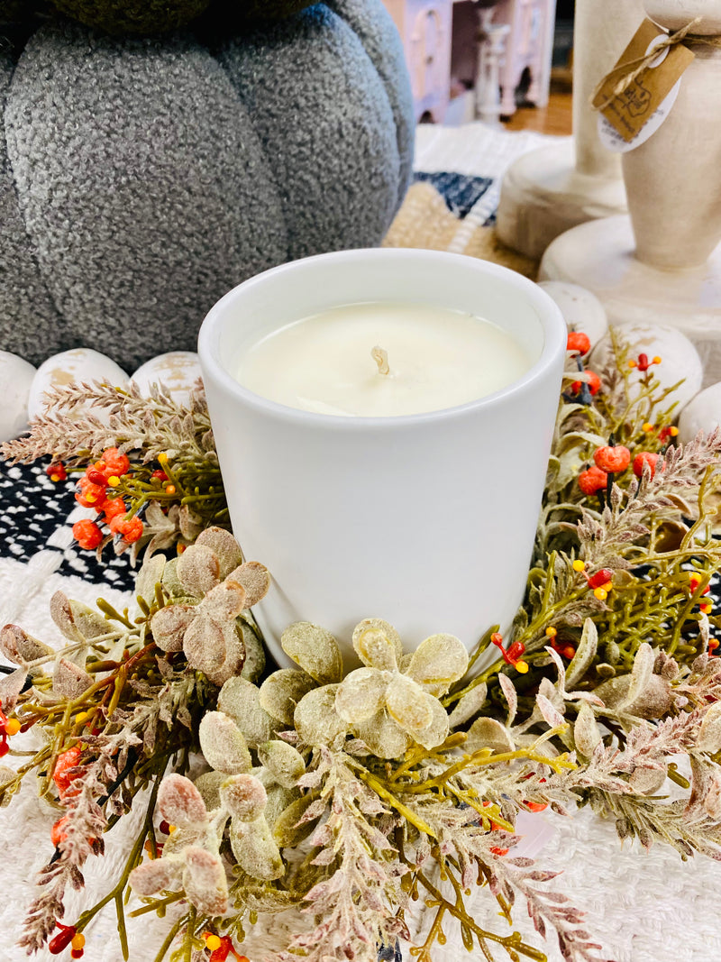 Handmade Scented Candle - Frosted Pumpkin Cupcakes