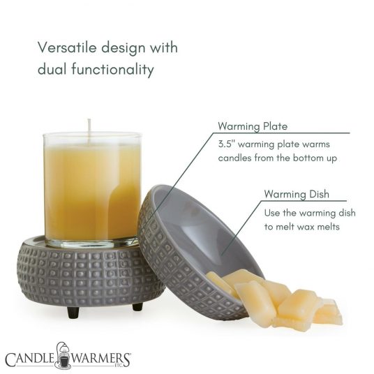 2-in-1 Classic Wax Warmer - Slate